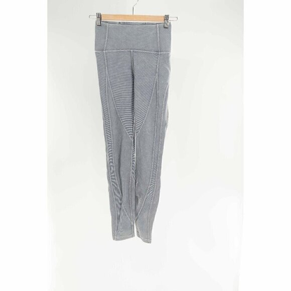 Lululemon Wunder Under High-Rise Tight *Snow Washed Ribbed  28" Washed Luna | 2 - Picture 3 of 10